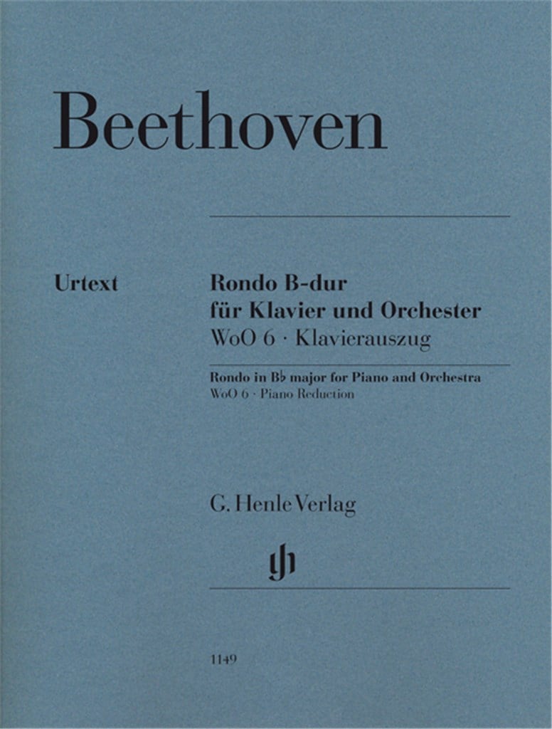 Rondo B-dur für Klavier und Orchester WoO6